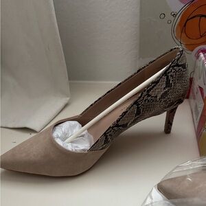 🤎Amelia Grace snakeskin heel🐍